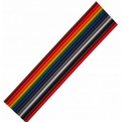 Ribbon cable tape TLWY 12 x 0,8mm 20AWG 0.5m