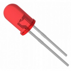 2x LED 3mm Red 3V indicator