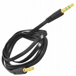 Cable 2x JACK 3.5mm AUX jack-jack cable black