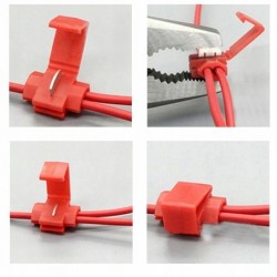 Scotchlok quick-connector crimped cable 15-19AWG