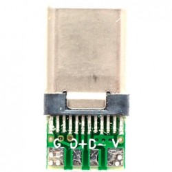 USB Type C Plug Universal Soldered PCB