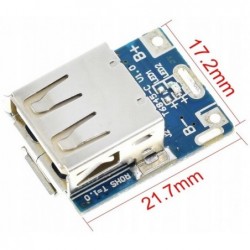 Moduł powerbank mini USB kontrola ładowania 18650 5V