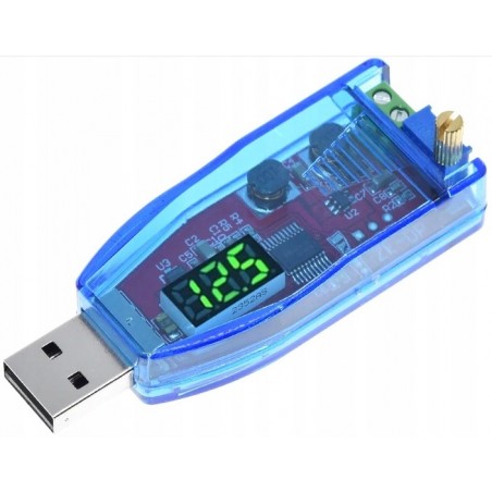 Przetwornica zasilacz USB regulowana 0.6-25V 3W