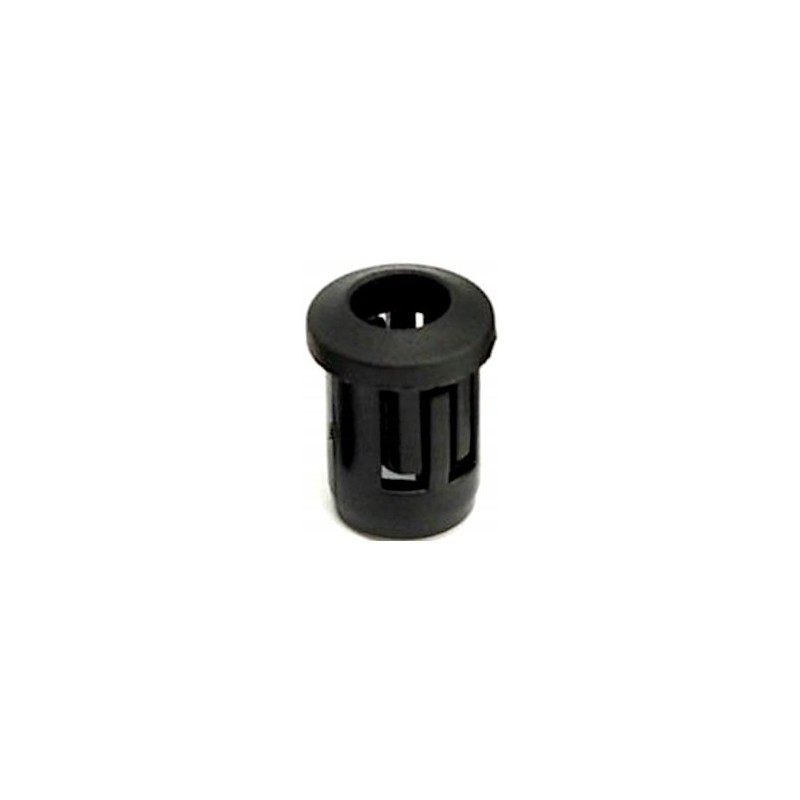 LED holder 5mm LONG press-on black