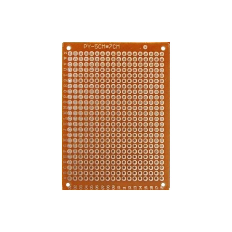 Universal pre-drilled prototype insert 5X7 FV