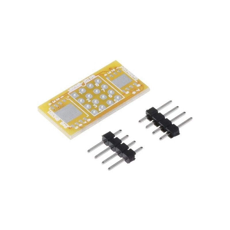 WSON8 ANDK QFN8 DFN8 smd to DIP adapter with goldpin