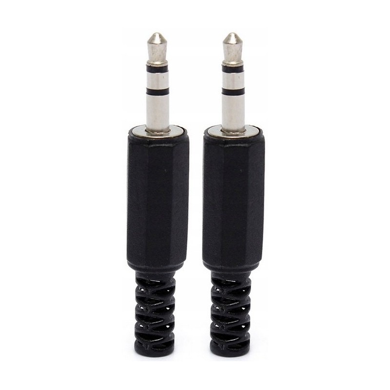 2x 3.5mm stereo headphone jack aux plug