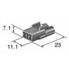 SUMITOMO sealed 2 pin car connector
