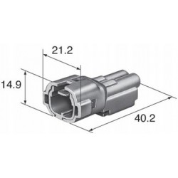 SUMITOMO sealed 2 pin car connector