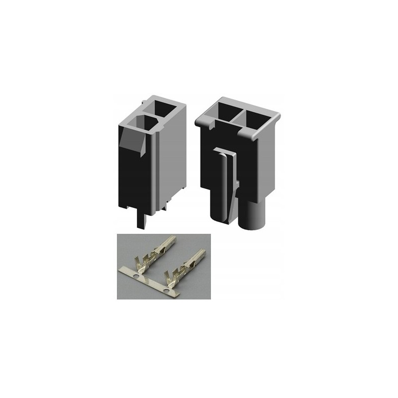 MOLEX 4.2 2pin mini-fit JR plug socket terminals
