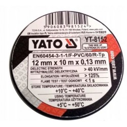 YATO YT-8152 black insulation tape 12x10x0.13