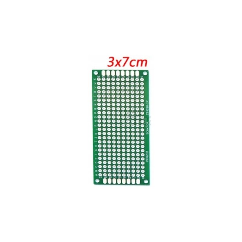 Universal prototype board double-sided 3X7 FV