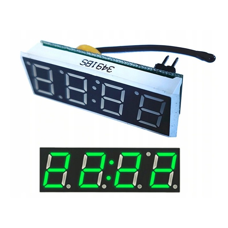 Display module thermometer watch voltmeter
