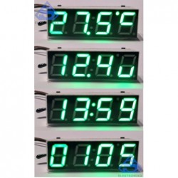 Display module thermometer watch voltmeter