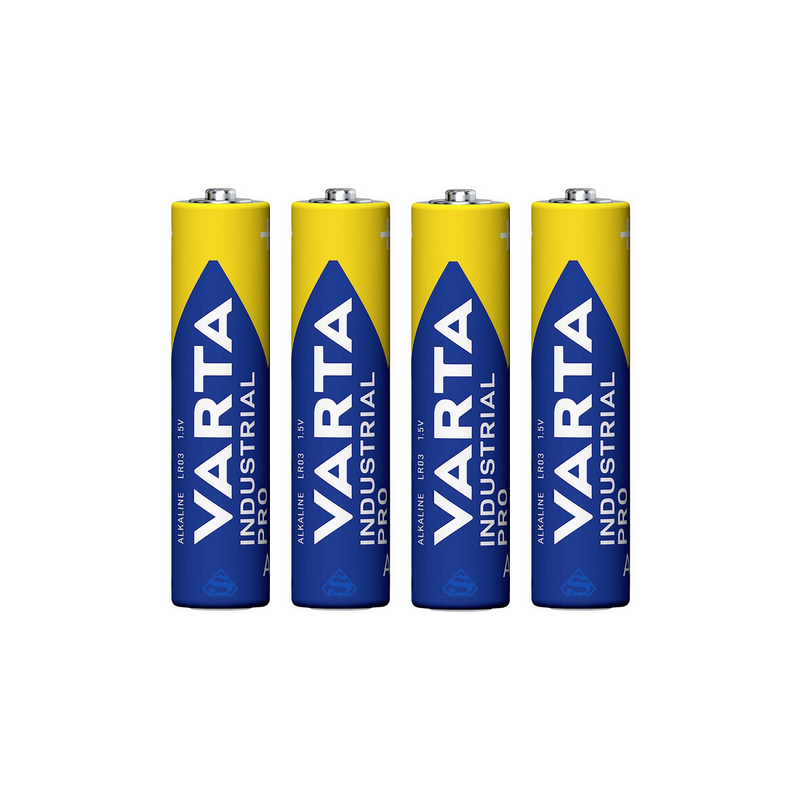 4x Bateria alkaliczna AAA R3 Varta industrial PRO