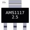 10x AMS1117-2.5V stabilizator napięcia 1A 2.5V