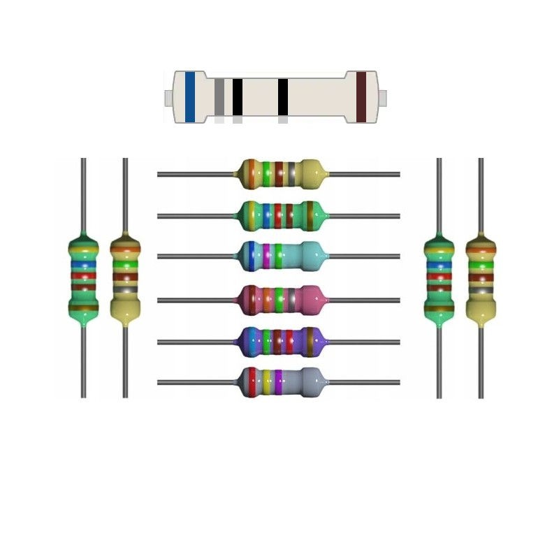 10x resistor 680 Ohm 1% tolerance power 1/4W 680R