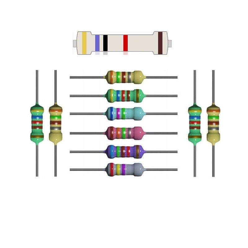 10x 47K resistor 1% tolerance 1/4W 47K power