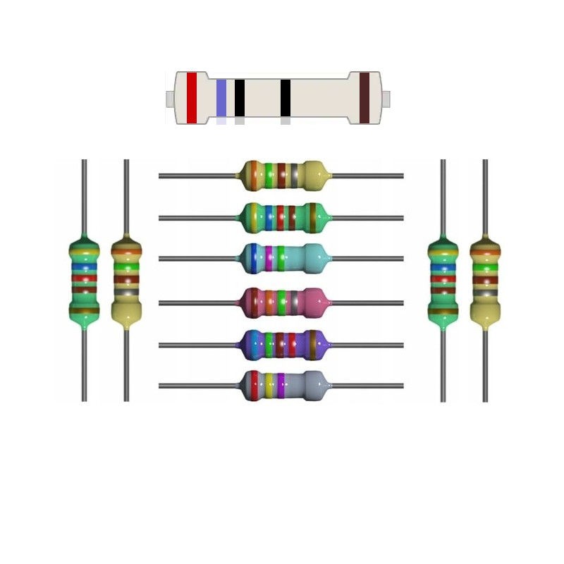 10x resistor 270 Ohm 1% tolerance power 1/4W 270R
