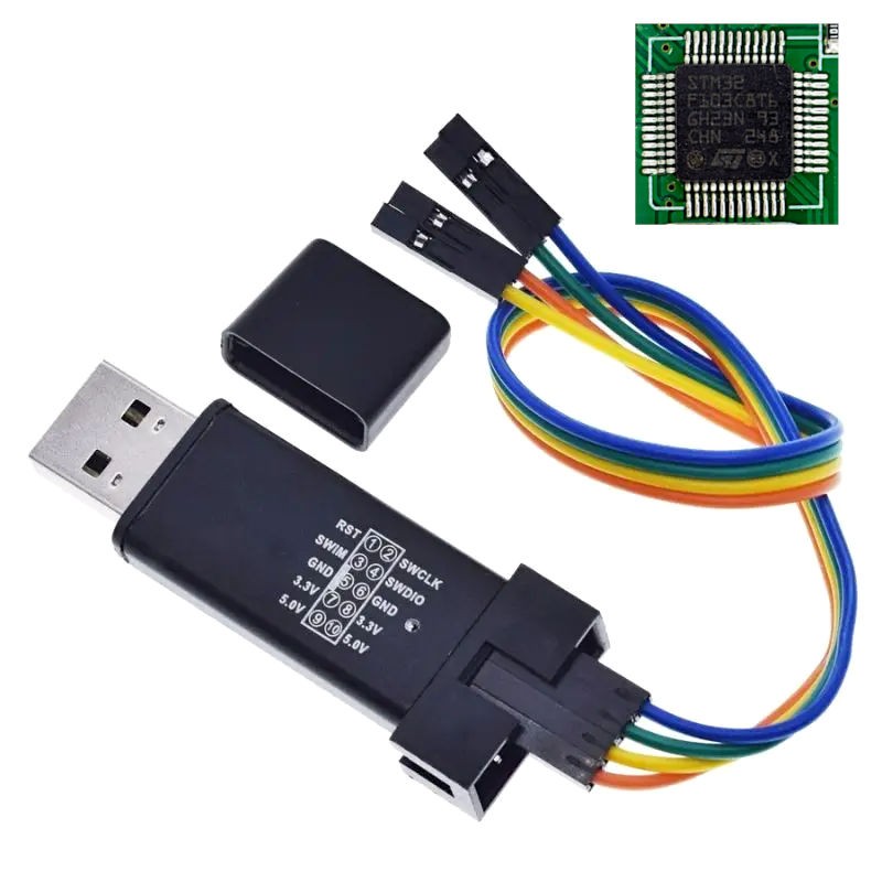 ST-LINK STLINK V2 SWD STM32 STM8 ARM programmer random colour