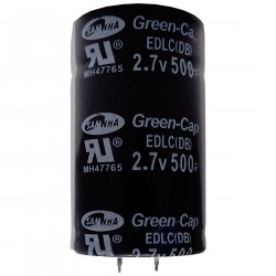 Green-Cap 2.7V 500F SC supercapacitor