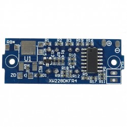 1S 18650 3.3 - 4.2V battery charge level indicator blue