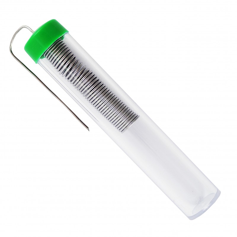 Staniu în fiole de 1,00 mm 10 g. Plumb Sn60Pb40 cu 2,2% flux