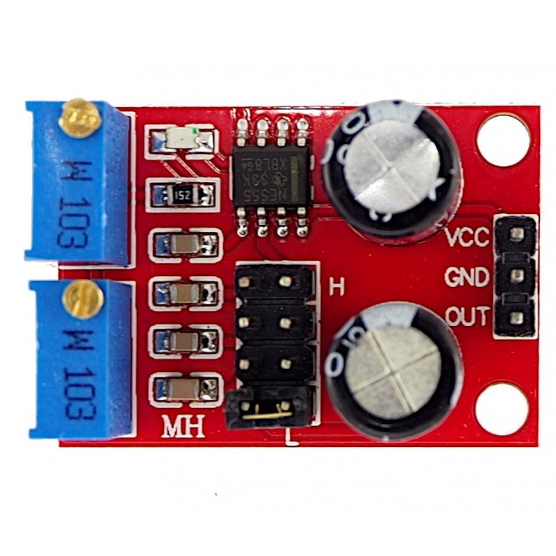 NE555 generator de impulsuri NE555 1Hz 200kHz generator de impulsuri DIY module