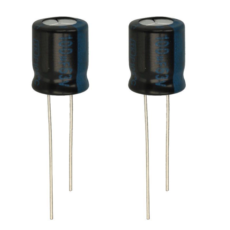 2x Jamicon 100uF 63V 10x12 condensator electrolitic