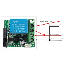 Telecomandă pentru închidere electromagnetică cu telecomandă pentru frigider 12V