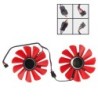 2x Ventilator de răcire pentru XFX RX 570 4GB 8GB FDC10U12S9 0.45A 85m