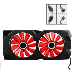 2x Ventilator de răcire pentru XFX RX 570 4GB 8GB FDC10U12S9 0.45A 85m