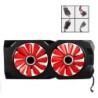 2x Ventilator de răcire pentru XFX RX 570 4GB 8GB FDC10U12S9 0.45A 85m