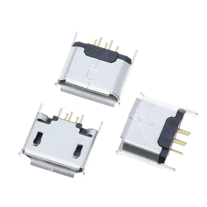 Micro usb socket PCB mounting SMD mod3