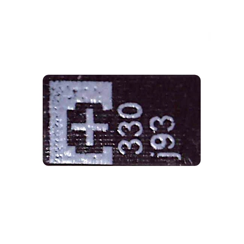 2R5TPE330M9 D7343 SMD capacitor 330uF 2.5V