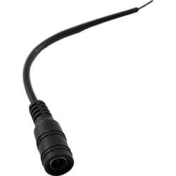 Soclu DC 5.5x2.1 drept cu cablu de 11mm. adânc pentru LED