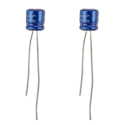 2x CE-BP 50V 2.2uF 5x6 Elna audio condensator electrolitic bipolar