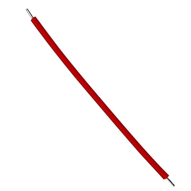 Zworka czerwona 6cm 22AWG przewód lutowniczy mostkowy połączeniowy jumper
