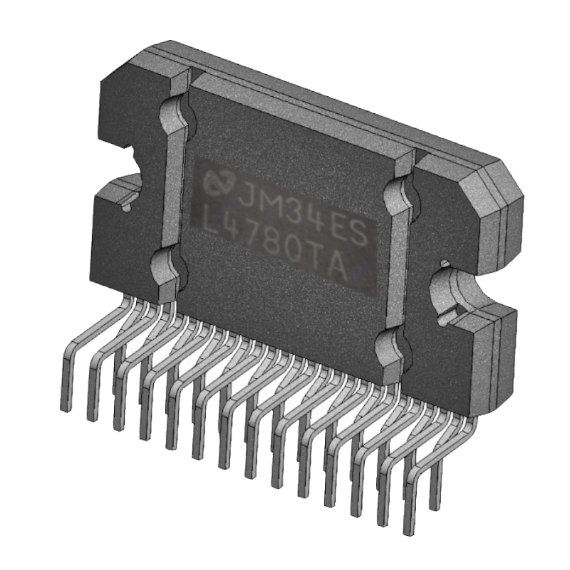 LM4780 L4780TA amplificator 2x60W 1x120W clasa AB 0,03% la 0,5% THD ZIP27