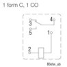 V23086-C1001-A403 przekaźnik miniaturowy micro 12V 30A 5pin IP76 do PCB