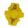 LED COB B8.3D B8.3d 12V 1.2W cu suport galben pentru iluminarea BAX 431919040
