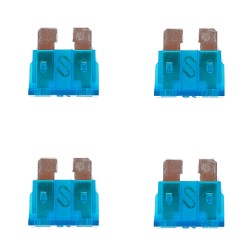 4x 15A automotive knife fuse 19mm plate standard ATO ATC