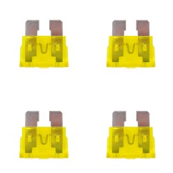 4x 20A automotive knife fuse 19mm plate standard ATO ATC