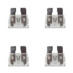 4x 25A automotive knife fuse 19mm plate standard ATO ATC