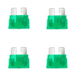4x 30A automotive knife fuse 19mm plate standard ATO ATC
