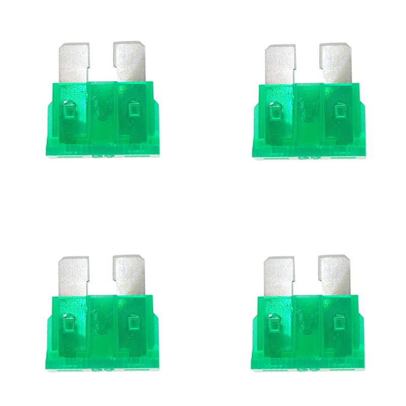 4x 30A automotive knife fuse 19mm plate standard ATO ATC