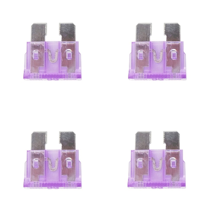 4x 35A automotive knife fuse 19mm plate standard ATO ATC