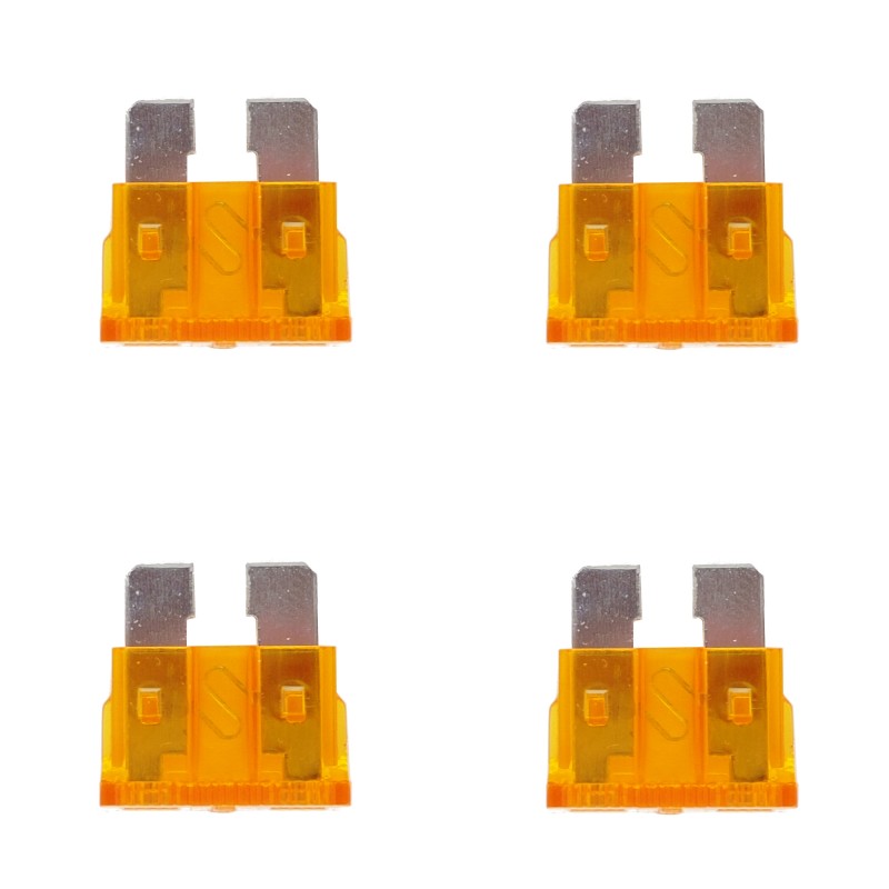 4x 5A automotive knife fuse 19mm plate standard ATO ATC