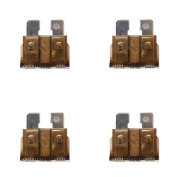 4x 7.5A samochodowy bezpiecznik nożowy płytkowy 19mm standard ATO ATC