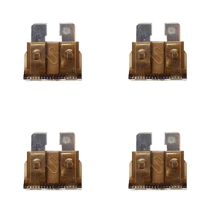 4x 7.5A siguranțe cu cuțit auto 19mm placă standard ATO ATC